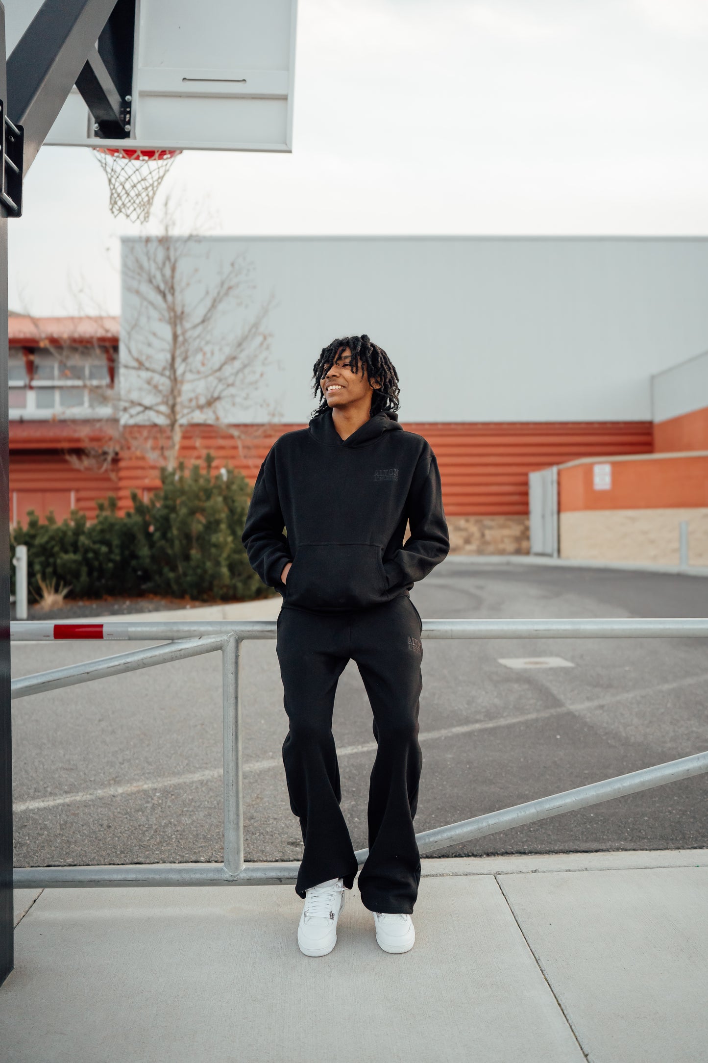 Alyon Athletics Hoodie — Black