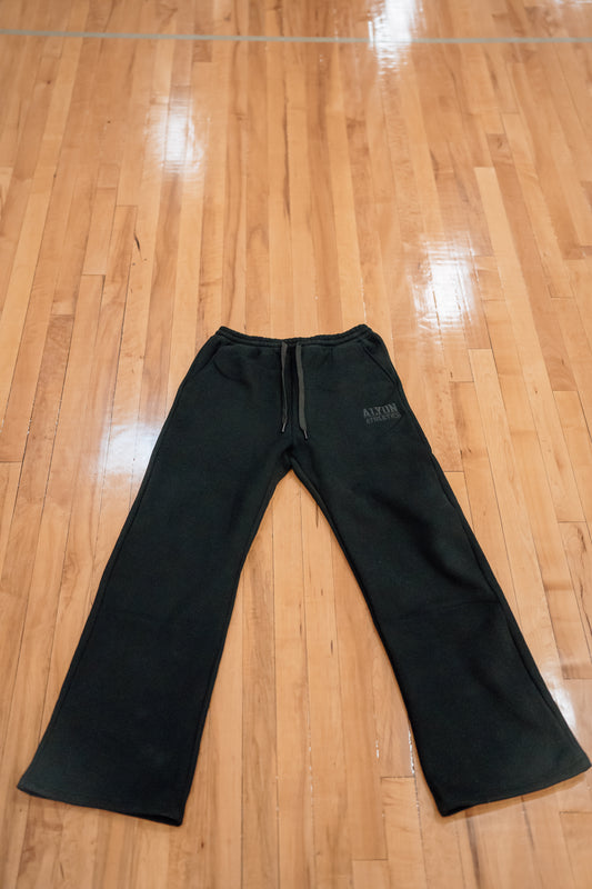 Alyon Athletics Wide Leg Sweatpants — Black